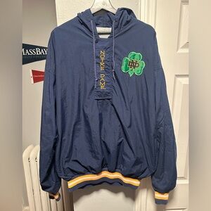 Notre Dame Fighting Irish  Men's Jacket XL NCAA Legends Brand Hooded Made in USA